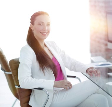 Dikey photos.modern iş kadını