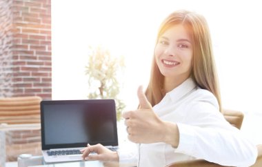 Kameraya bakarak arka view.female Yardımcısı.