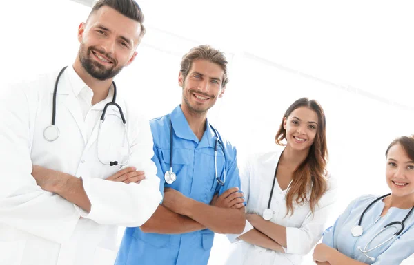 Retrato de los principales miembros del centro médico — Foto de Stock