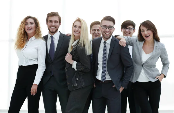 Closeup.friendly business team. — Stockfoto