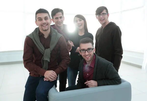 Closeup portrait of successful business team. — Stock Photo, Image