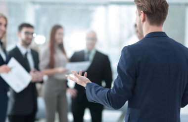 Görüntü Yöneticisi bir raporu iş takım yapar blurred.the olduğunu.