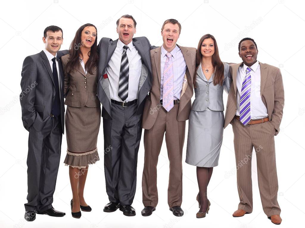 portrait of successful business team