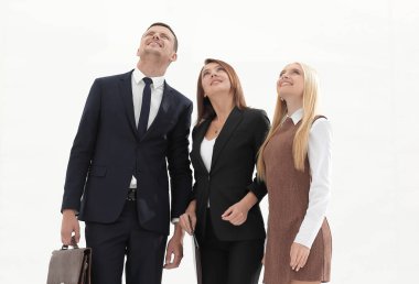 geleceğe bakmak profesyonel iş takım. iş kavramı.