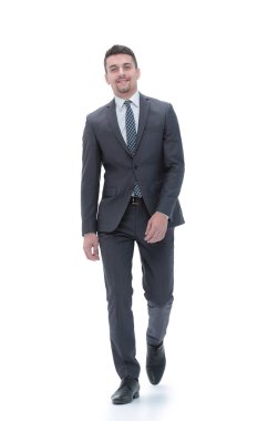 Alt görünümü. Executive işadamı ileri gider