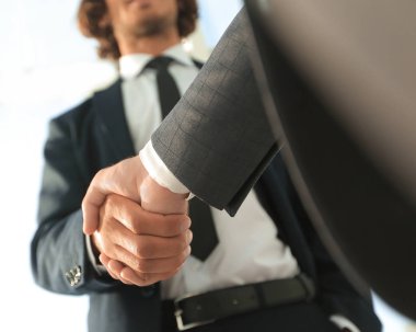 Müvekkille etkili pazarlıklar. İş konsepti fotoğrafı.