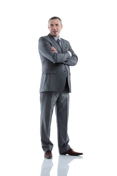 In full growth. portrait of modern business man. — Stock Photo, Image