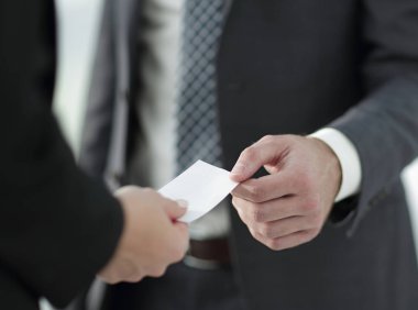 Döviz kartvizit ilk defa karşılamak