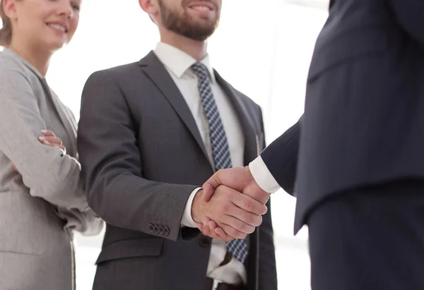 Image handshake obchodních partnerů. — Stock fotografie