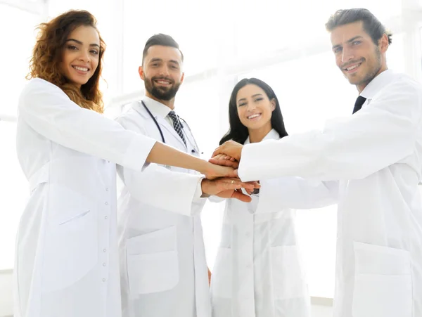 Imagem de fundo de um grupo de médicos — Fotografia de Stock