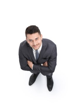 En baştan görüntüleyin. Executive iş adamı