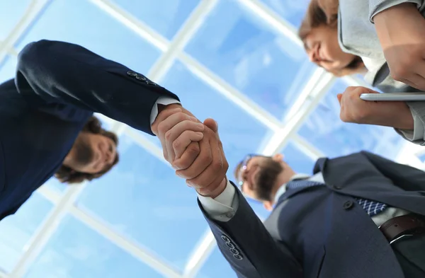 Successful business people handshake greeting deal concept — Stock Photo, Image