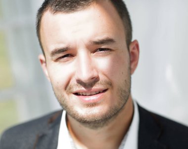 modern iş adamı closeup.Portrait.