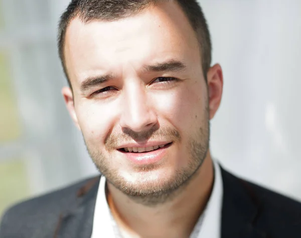 Closeup.portrait de homem de negócios moderno . — Fotografia de Stock