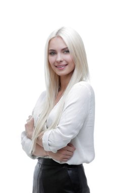 Kendinden emin genç bir kadının portresi..