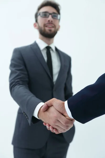 ビジネス - ビジネス パートナーの握手での成功の概念 — ストック写真