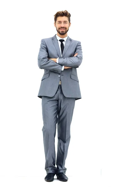 Uomo d'affari ritratto a figura intera — Foto Stock
