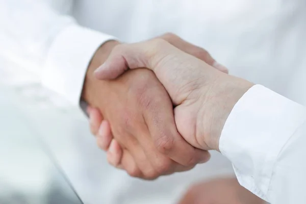 Detail business handshake. — Stock fotografie