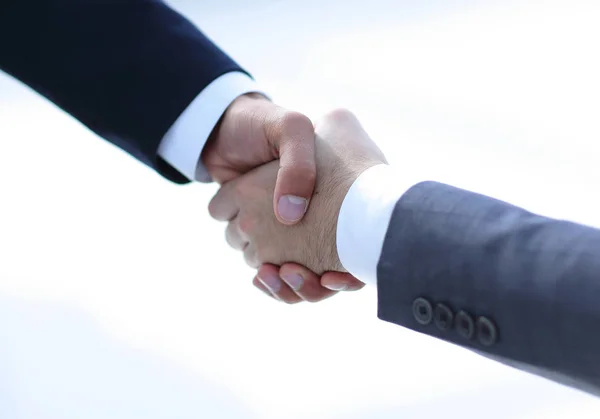 Close seup.handshake des partenaires commerciaux — Photo