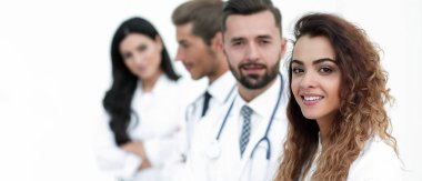 meslektaşları ile kadın doktorlar portresi