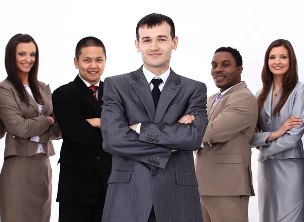 Porträtt av multietniskt business-team — Stockfoto