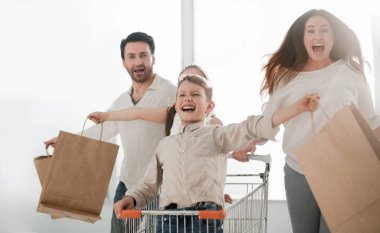 mutlu aile salonu için hazırdır