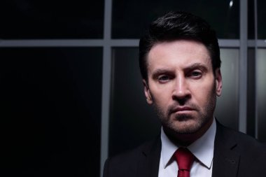 up.The yüz modern iş adamlarından kapatın