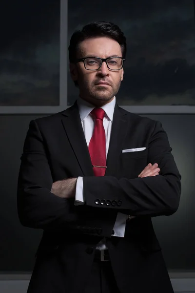 Close up.portrait de un hombre de negocios serio — Foto de Stock