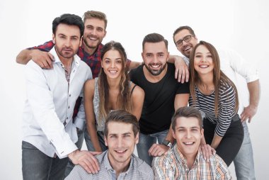 Başarılı bir yaratıcı iş ekibinin portresi.