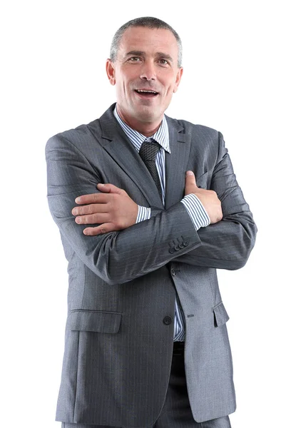 Face of a successful businessman — Stock Photo, Image