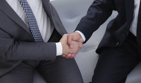 Handshake manager et le client . — Photo