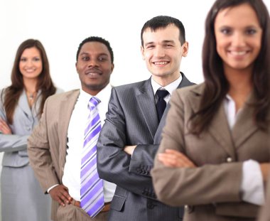 Grup genç iş adamları