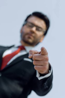 iş geçmişi. Sana işaret emin iş adamı