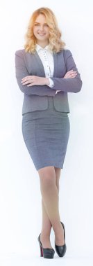 tam growth.confident bir iş kadını.