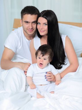 Aile Çocuklar sabah ile.