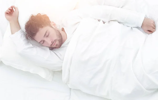 Background image waking up beautiful men. — Stock Photo, Image