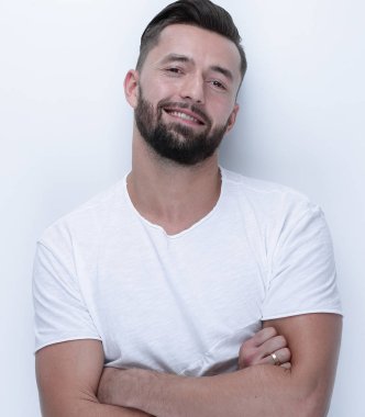 closeup.modern, genç adam rahatlatıcı