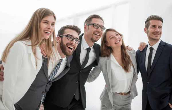 Happy business team stående grupp — Stockfoto