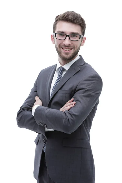 Retrato de um empresário elegante confiante — Fotografia de Stock