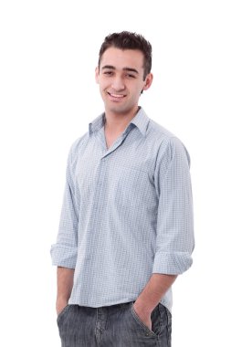 modern genç adam portresi