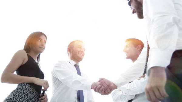 Handshake business partners. O conceito de negócio . — Fotografia de Stock
