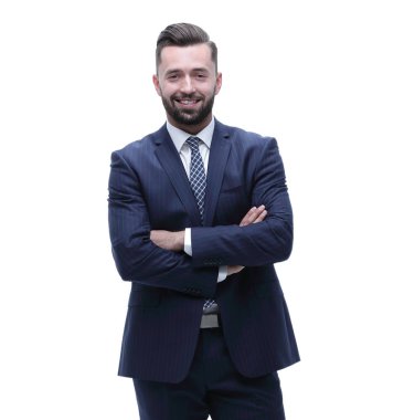 Tam gelişim. İş adamı kolları bağlandı