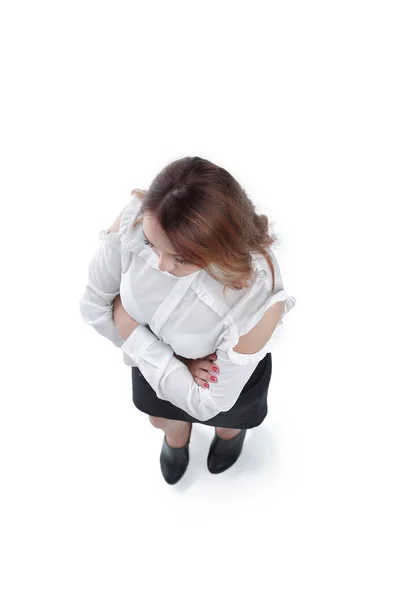 Confident businesswoman with folded arms. — Stock Photo, Image