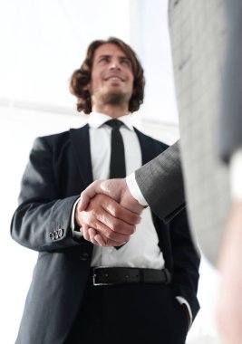 Müvekkille etkili pazarlıklar. İş konsepti fotoğrafı.