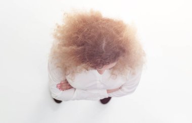 En baştan görüntüleyin. iş kadını