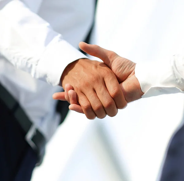 Handshake firmy i ludzi biznesu. Koncepcja biznesowa. — Zdjęcie stockowe