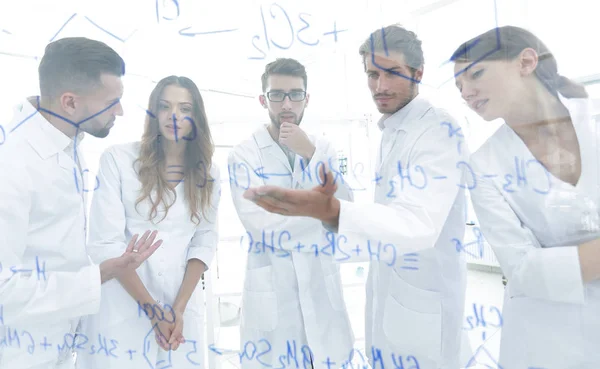 Group of laboratory employees. — Stock Photo, Image