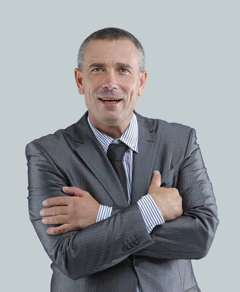 face of a successful businessman