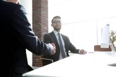 iş karşılıklı. kopya alanı ile fotoğraf.