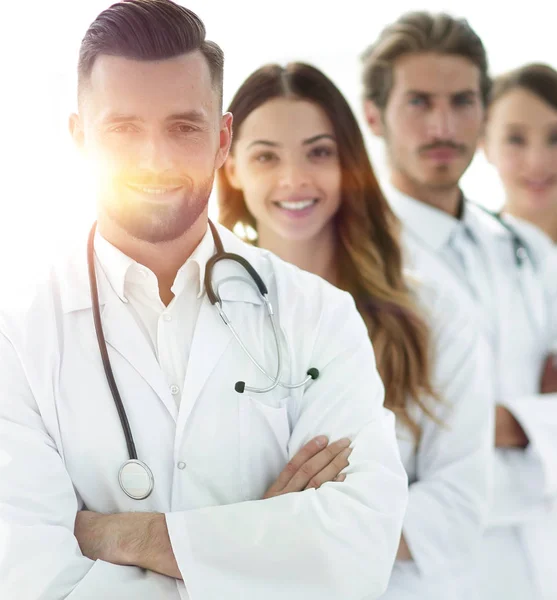 Closeup .group de trabalhadores médicos — Fotografia de Stock
